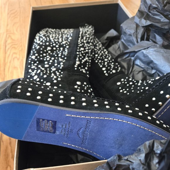 Zadig and Voltaire Santa Dream Studs High Boots - Picture 6 of 14